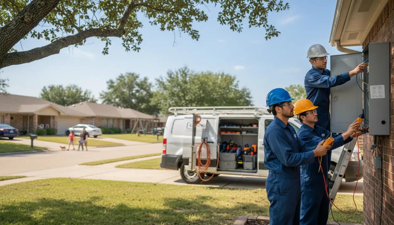 Certified electrician providing emergency electrical services in Starks, LA